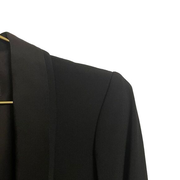 Club Monaco Black Tuxedo Style Single Button Blazer Size 4 - Picture 3 of 9